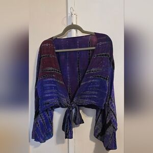 Tie Dye Crop Wrap